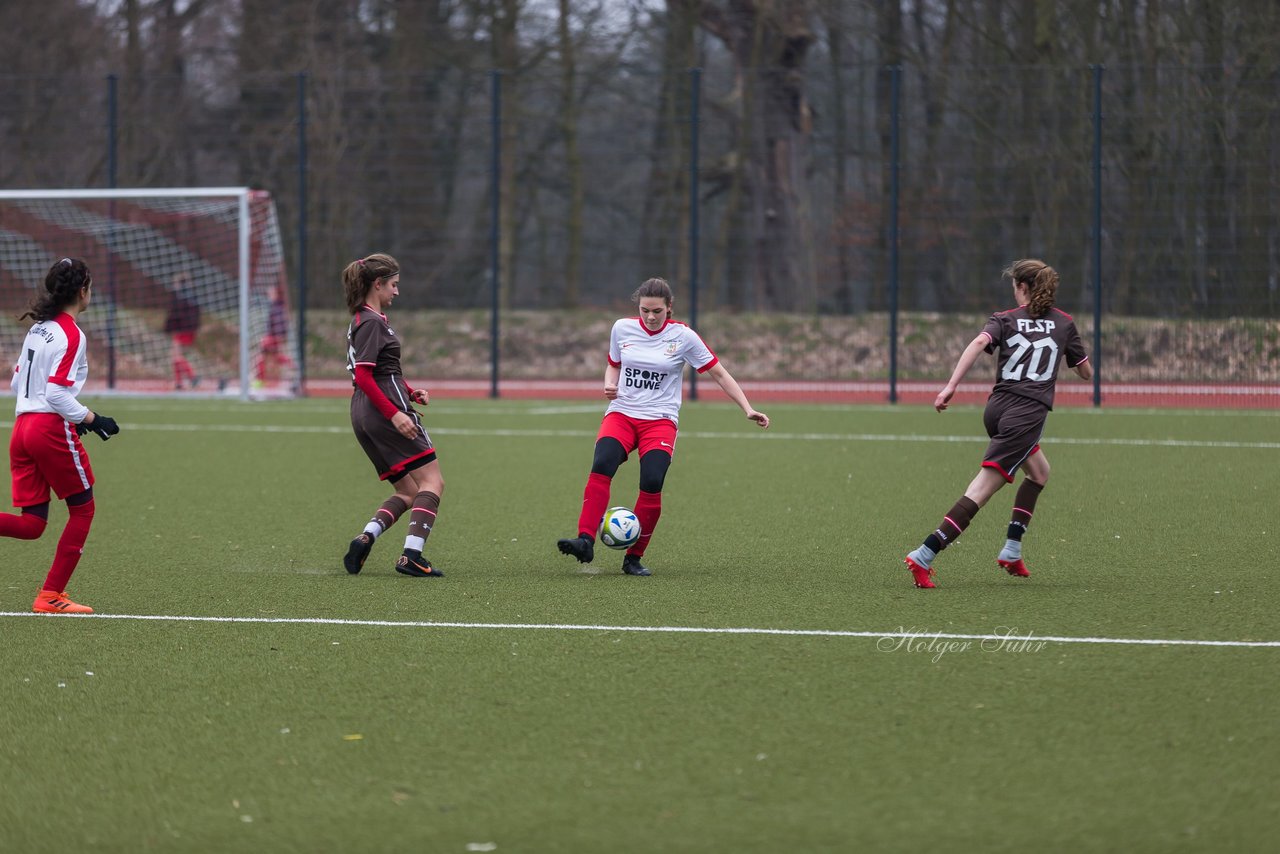 Bild 295 - B-Juniorinnen Walddoerfer - St.Pauli : Ergebnis: 4:1